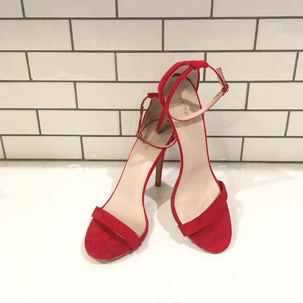 Strappy Red Sandals
